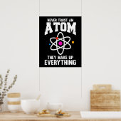 Vertrouw nooit op een Atom Poster (Keuken)