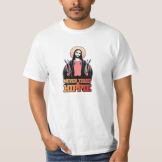 Vertrouw nooit op een hippie t-shirt