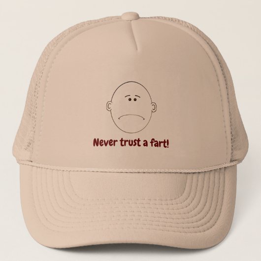 Vertrouw nooit op een waas. Trucker Hat Pet (Voorkant)