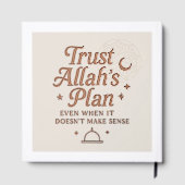 Vertrouw op Allah’s Plan Islamic Journal Gastenboek (Achterkant)