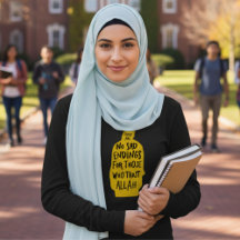 Vertrouw op Allah zwart