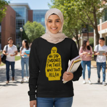 Vertrouw op Allah zwart