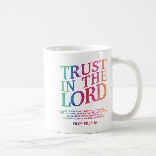 Vertrouw Op De Heer Christelijke Jezus God Zuster  Koffiemok