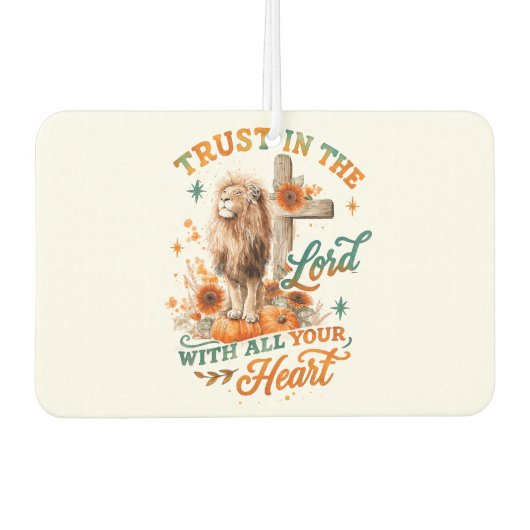 Vertrouw op de Heer... Luchtverfrisser (Voorkant)