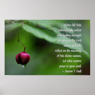 Vertrouw op de Heer Motiverend Poster