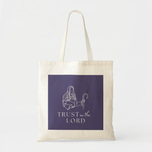 Vertrouw op de Heer Verjaardagscadeau Kerstmis Tote Bag
