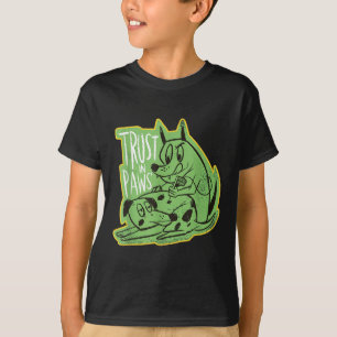 Vertrouw op de poten - twee honden die elkaar tato t-shirt