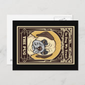 Vertrouw op de Pug Briefkaarten (Voorkant / Achterkant)