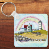 Vertrouw op de Timing Lighthouse sleutelhanger (Voorkant)