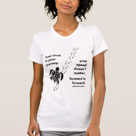 Vertrouw op God in je reis T-shirt