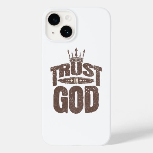 Vertrouw op God Telefoonhoesje Case-Mate iPhone Case (Achterkant)