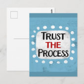Vertrouw op het proces Briefkaart (Voorkant / Achterkant)