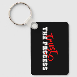 Vertrouw Op Het Proces Inspiratief Typografie Ontw Sleutelhanger