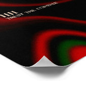 Vertrouw op het universum poster (Hoek)