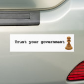 Vertrouw op je Bumpersticker (Op auto)