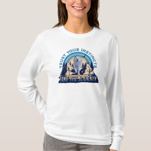 Vertrouw op je instincten Arctic Wolf T-shirt