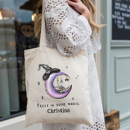 Vertrouw Op Je Magie Heks Maan Inspirerende Quote Tote Bag