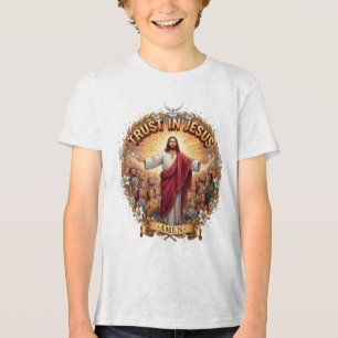VERTROUW OP JESUS Tri-Blend SHIRT