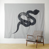 Vertrouw op niemand slang wandkleed (In Situ (horizontaal))