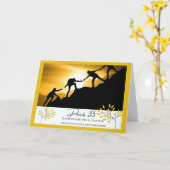 Vertrouw Spreuken 3:5 Bijbelvers Wenskaart Kaart (Gele Bloem)