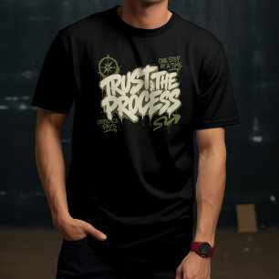 Vertrouw Streetwear Graffiti Design Proces T-shirt