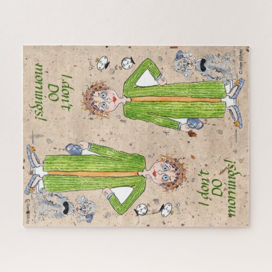 Vertrouwd Gezegde dat ik geen ochtendkarikatuur do Legpuzzel (Horizontaal)