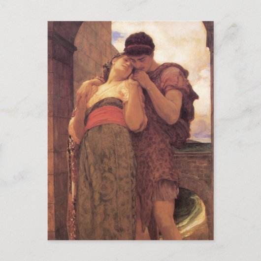 Vertrouwd kunstschilderij briefkaart (Voorkant)