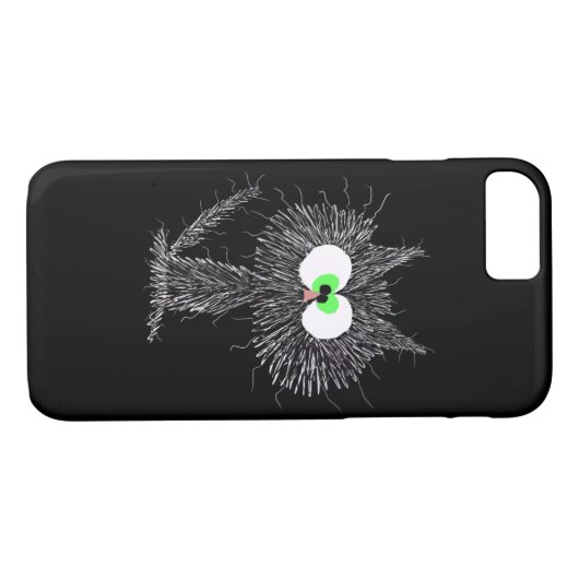 Vertrouwde kat zwart Case-Mate iPhone case (Achterkant (Horizontaal))
