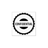 Vertrouwelijk, accountant, klein bedrijf rubberstempel (Afrduk)