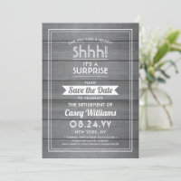 Vertrouwelijk met roestpartij Rustic Grey Faux Woo