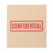 Vertrouwelijk Notitieblok (Voorkant)