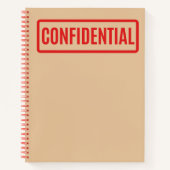 Vertrouwelijk Notitieboek (Voorkant)