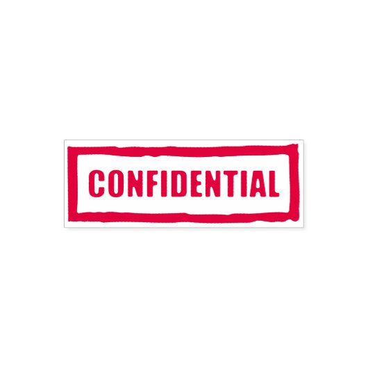 Vertrouwelijk Zelfinktende Stempel (Design)