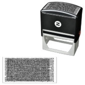 Vertrouwelijke documentbeveiliging zelfinktende stempel (In situ)