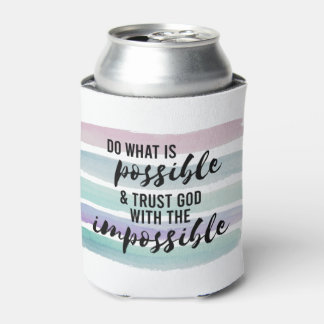Vertrouwelijke God Inspirerend Christelijk Blikjeskoeler