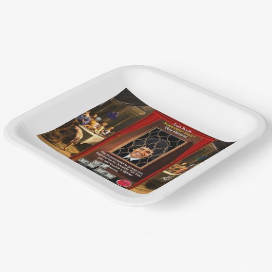 Vertrouwelijke nalatenschap papieren bordje (Gebogen)