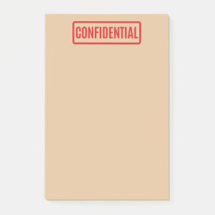 Vertrouwelijke Post-it notities Post-it® Notes