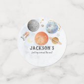 Vertrouwelijke ruimte confetti (Kleine voorkant)