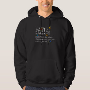 Vertrouwen als Wi-Fi Christelijke Religieuze Moede Hoodie