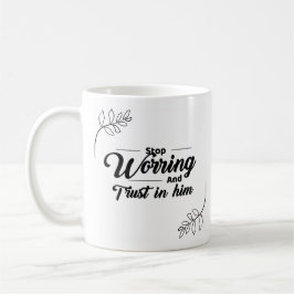 Vertrouwen boven zorgen: een Mok om geloof te insp