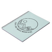 Vertrouwen dat de Bergen Bijbel verse Christelijk Notitieboek (Linkerzijde)