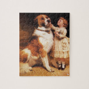 Vertrouwen door Charles Burton Barber, Sint-Bernar Legpuzzel