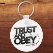 Vertrouwen en suikerwerk - Proverbs 3:5-6 Sleutelhanger (Voorkant)