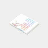 Vertrouwen in de Bijbel Verse Post-it® Notes (Schuin)
