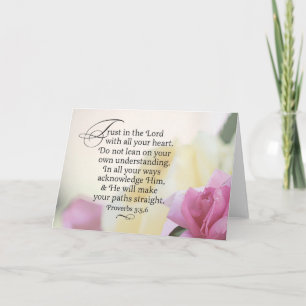 Vertrouwen in de Heer Kaart