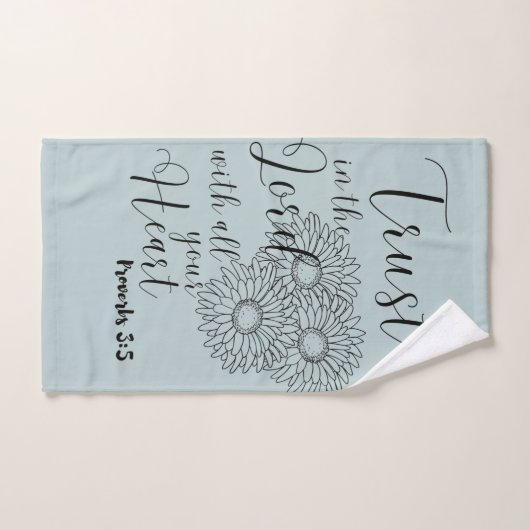 Vertrouwen in de Heer met al je hart Handdoek (Handdoek)