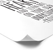 Vertrouwen in de Heer met al je hart, Proverbs 3 Poster (Hoek)