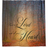 Vertrouwen in de herfstbomen van Lord Douchegordijn (Voorkant)