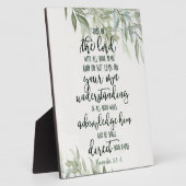 Vertrouwen in de Lord floral Fotoplaat (Zijkant)