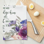 Vertrouwen in de Lord floral Theedoek (Quarter Fold)